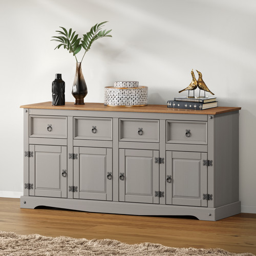 Corona sideboard grey - sideboard,