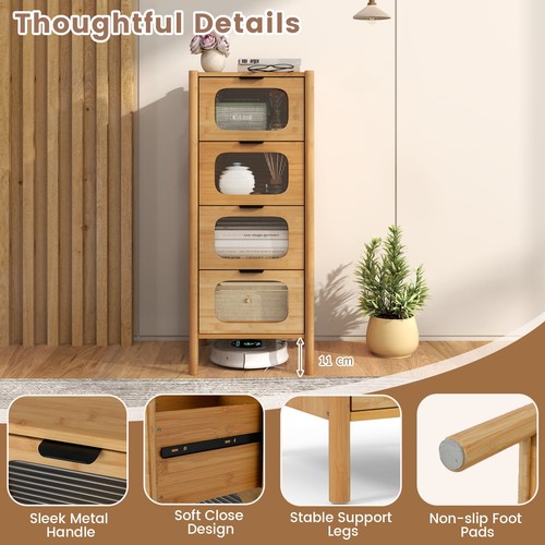 Drawer dresser bamboo - dresser,