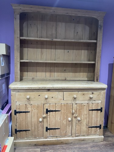 Traditional solid pine dresser - pine,