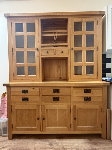 Oak dresser sideboard with - oak,
