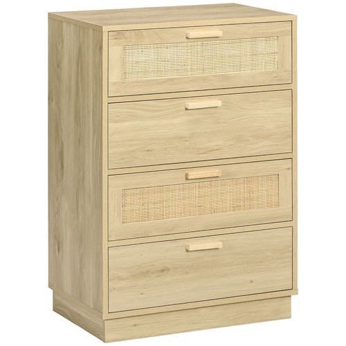Homcom drawer dresser boho - drawer,