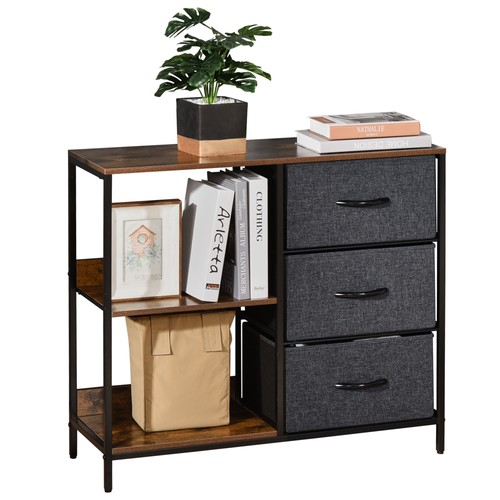 Homcom chest dresser tower - homcom,