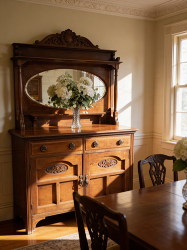 Mahogany chiffonier sideboard - chiffonier,