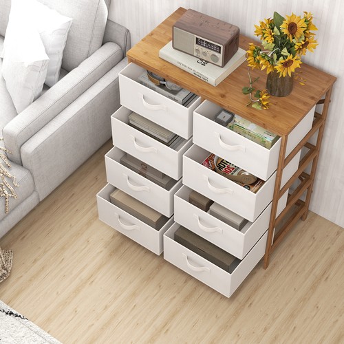 Drawer bamboo dresser with - drawer,