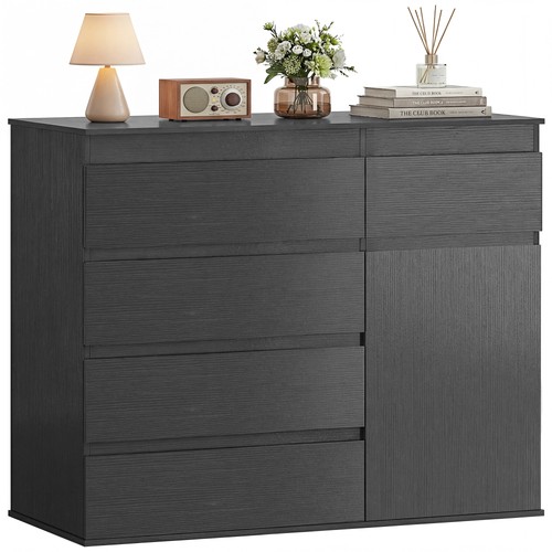 Homcom chest drawers 5 - drawers,,